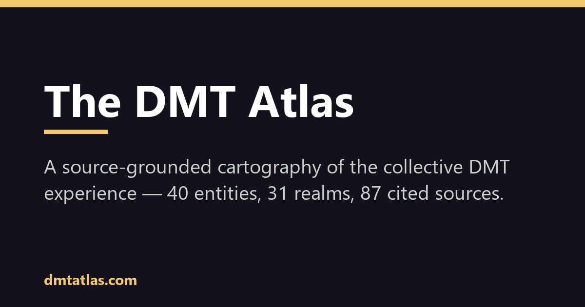 The DMT Atlas — a cartography of the collective DMT experience